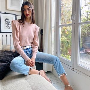 FRAME WOMEN'S KENNEDY PINK CASHMERE SWEATER
